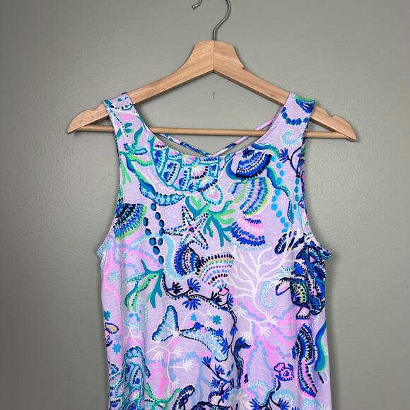 Lilly Pulitzer Kristen Swing Dress Lilac Freesia Purple Sleeveless Mini sz Small - Picture 5 of 10